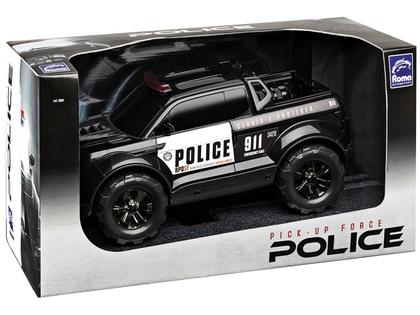 Carrinho de Polícia Super Caminhonete Monster Truck Preta - Roma