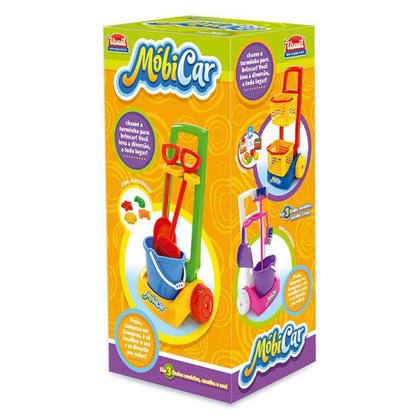 Imagem de Carrinho De Praia Infantil Mobi Car C/ Ferramentas P Brincar