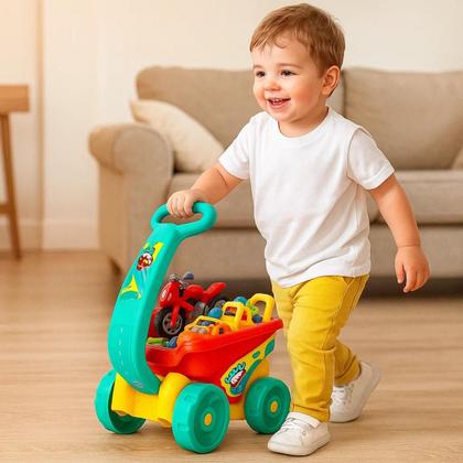 Imagem de Carrinho de Puxar Pull Car De Plástico Homeplay