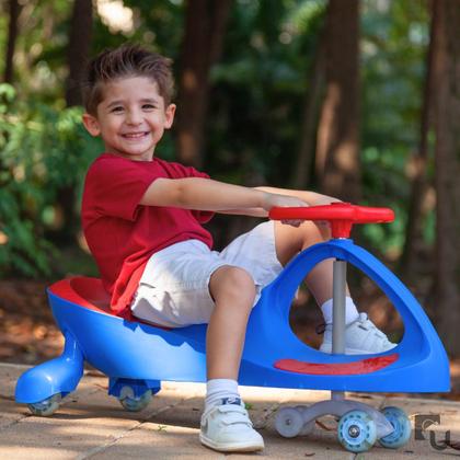 Imagem de Carrinho De Rolimã Infantil Rodinhas Com Led Criança Até 100kg Triciclo Criança Zippy Toys