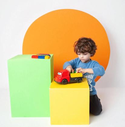 Imagem de Carrinho Deko Blocos I  Sortido  Ref 313 GGB Brinquedos