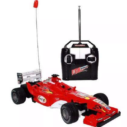 Imagem de Carrinho do Tipo  Formula 1 de Controle Remoto Cor:VERMELHO