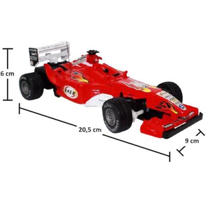 Imagem de Carrinho do Tipo  Formula 1 de Controle Remoto Cor:VERMELHO