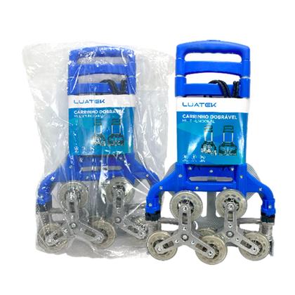 Imagem de Carrinho Dobrável Sobe Escada Azul Luatek Modelo LWJ-194
