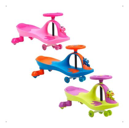 Imagem de Carrinho Dute Toys 360º Acende Luz Na Rodinha Motoca Criança