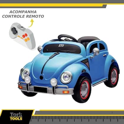 Imagem de Carrinho Elétrico Fusca 12v C/ Controle Remoto 3269 Unitoys