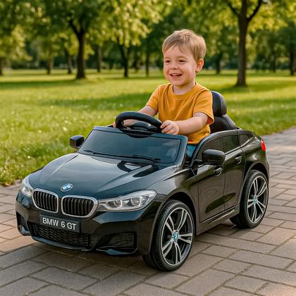 Carrinho Elétrico Infantil Bmw Gt 12v Até 30 Kg Com Sons E Faról