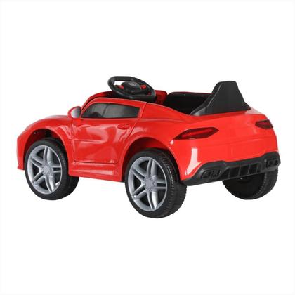 Imagem de Carrinho Elétrico Infantil Mini 12V Vermelho Cinto Segurança