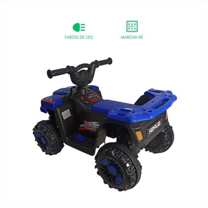 Imagem de Carrinho Elétrico Infantil Quadriciclo ul Passeio Bateria