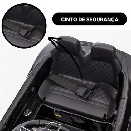 Imagem de Carrinho Eletrico Mini Carro Infantil Criança 12V Audi R8