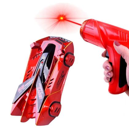 Imagem de Carrinho escalador antigravidade com sensor laser e controle remoto para teto e parede