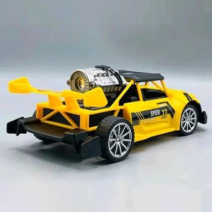 Imagem de Carrinho Esportivo de Controle Veloz Solta Fumaça com Luz