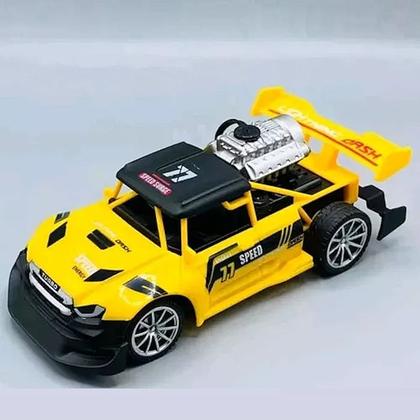 Imagem de Carrinho Esportivo de Controle Veloz Solta Fumaça com Luz
