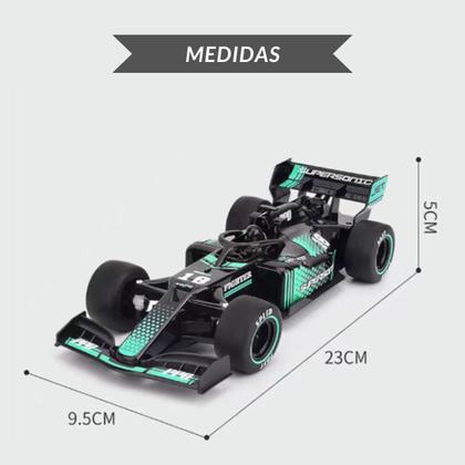 Imagem de Carrinho F1 Controle Remoto Miniatura Com Fumaça Led