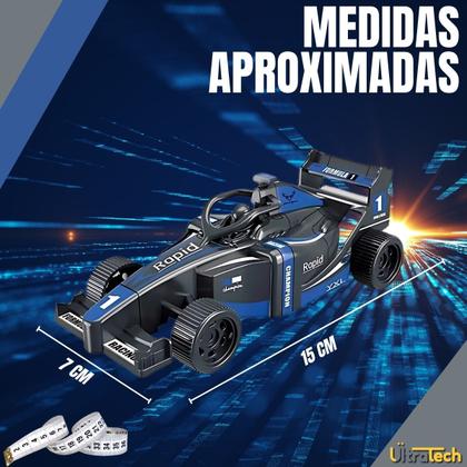 Imagem de Carrinho Formula 1 Controle Remoto Presente Menino Brinquedo Carro Ré Frente