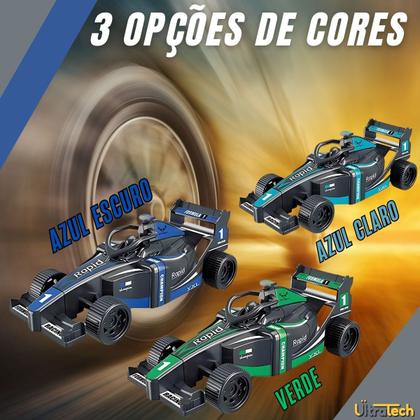 Imagem de Carrinho Formula 1 Controle Remoto Presente Menino Brinquedo Carro Ré Frente