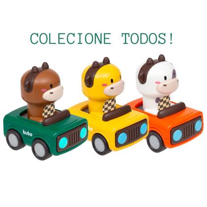 Imagem de Carrinho Fricção Animal Racing Vaquinha Marrom 17248 Buba