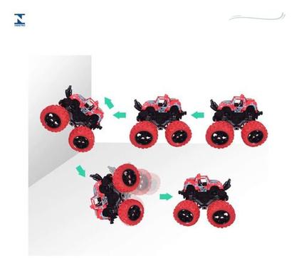 Imagem de Carrinho Fricção Hip Hop 4x4 Rotação Colorido Amortecedor