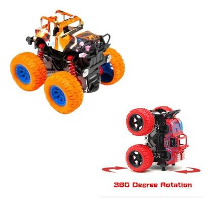 Imagem de Carrinho Fricção Hip Hop 4x4 Rotação Colorido Amortecedor