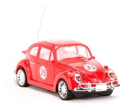 Imagem de Carrinho Fusca Clássico De Controle Remoto Brinquedo Com Luz
