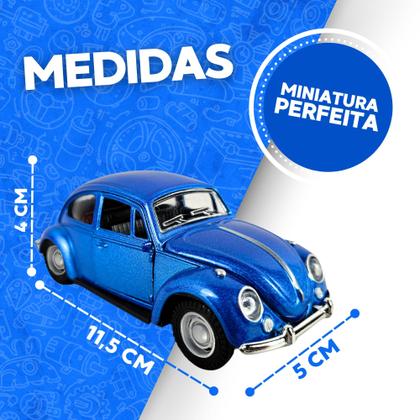 Imagem de Carrinho Fusquinha De Ferro Fusca Flexão Abre Porta