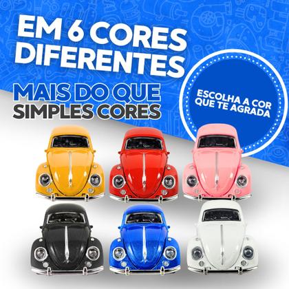 Imagem de Carrinho Fusquinha De Ferro Fusca Flexão Abre Porta