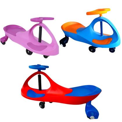 Imagem de Carrinho Ginga Car Infantil Com Led Triciclo Rolimã