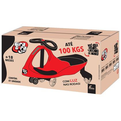 Imagem de Carrinho Gira Gira Car Fenix Até 100kg Rolimã Com Luzes Nas Rodas