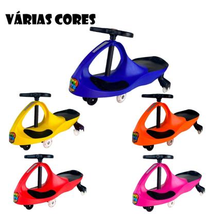Imagem de Carrinho Gira Gira Car Rolimã Infantil Até 100kg Com luzes - Fenix Brinquedos