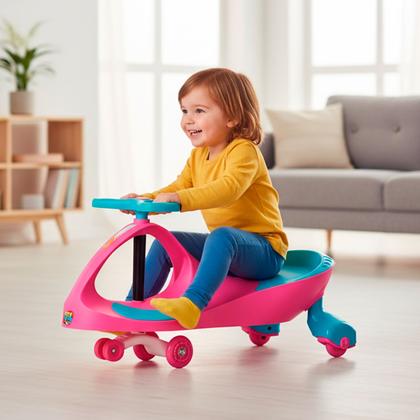 Imagem de Carrinho Gira Gira Fenix Até 100kg Rolimã Com Luzes Nas Rodas