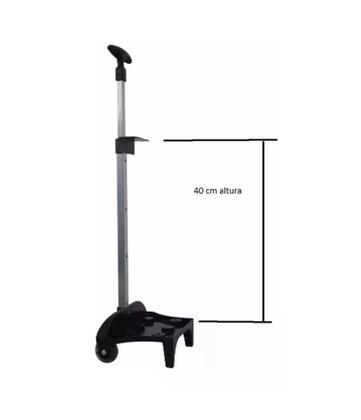 Imagem de Carrinho Grande 45cm  Mochila faculdade escola Rodinha ss