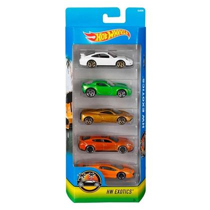 Imagem de Carrinho Hot Wheels Básico 1806 Sortidos - Embalagem com 5 Peças
