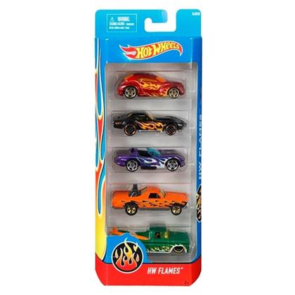 Imagem de Carrinho Hot Wheels Básico 1806 Sortidos - Embalagem com 5 Peças
