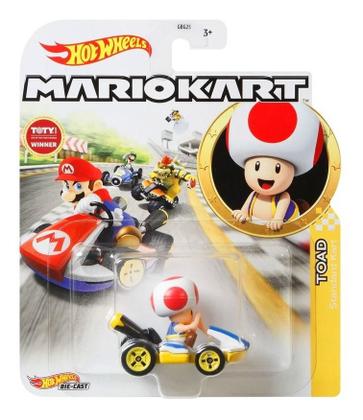 Imagem de Carrinho Hot Wheels Mario Kart Toad Standard Kart Gjh63