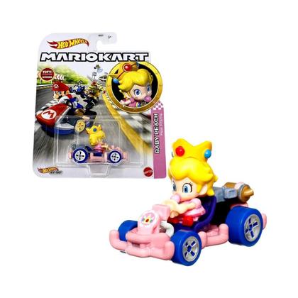 Imagem de Carrinho Hot Wheels Super Mario Kart Luigi Coleção Mattel Original 1:64