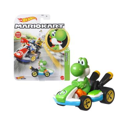 Imagem de Carrinho Hot Wheels Super Mario Kart Luigi Coleção Mattel Original 1:64