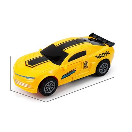 Imagem de Carrinho Infantil 2 Em 1 Com Transformação Em Robô Sons Luz Led E Sirene Sonora