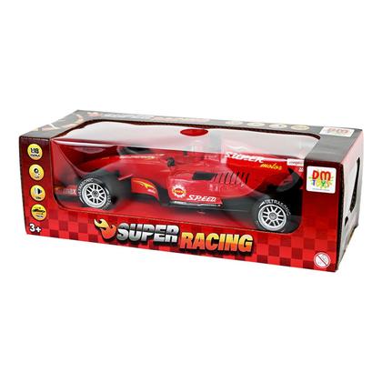 Imagem de Carrinho Infantil Fórmula 1 Vermelho Com Som Luz E Fricção 26 cm Dm Toys