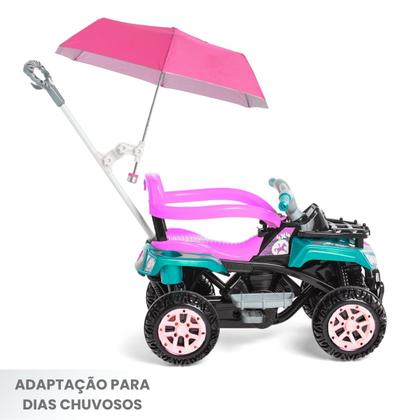 Imagem de Carrinho Infantil Passeio e Pedal com Haste Direcionavel