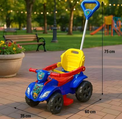 Imagem de Carrinho Infantil Quadriciclo Passeio Empurrador Criança