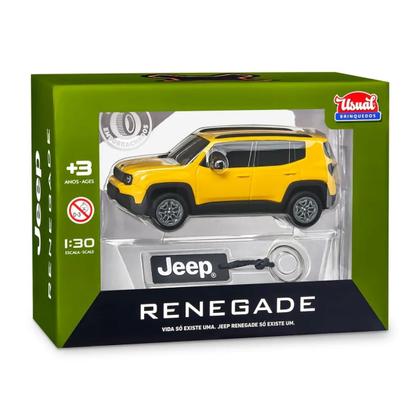 Imagem de Carrinho Jeep Renegade Unitário 1/30 Com Chaveiro Usual Brinquedos