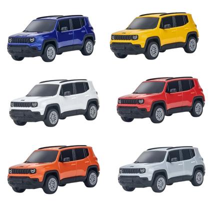Imagem de Carrinho Jeep Renegade Unitário 1/30 Com Chaveiro Usual Brinquedos