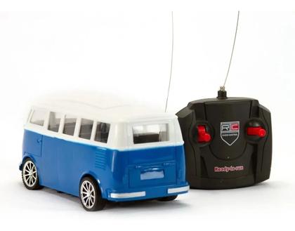 Imagem de Carrinho  Kombi De Controle  Remoto Total  4 Funçôes Acende Farol (Azul)