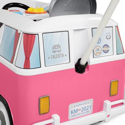Imagem de Carrinho Kombina Infantil de Passeio e Pedal Calesita