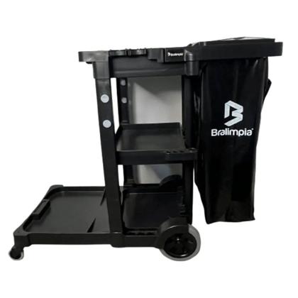Imagem de Carrinho limpeza multifuncional america black bralimpia