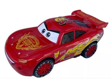 Imagem de Carrinho Mcqueen Fricção Metal Carros Disney Coleção