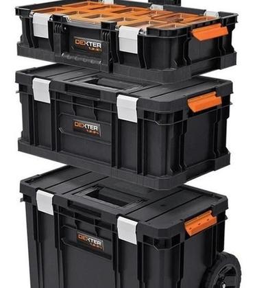 Carrinho Modular Ferramenta 3 Em 1 - 67X38X53Cm - Preto - Dexter