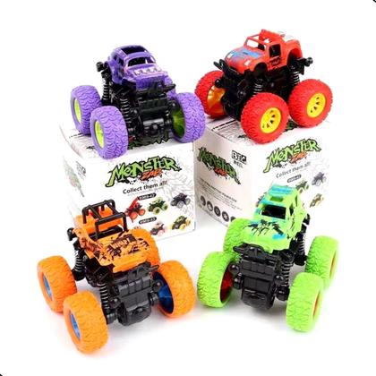 Imagem de Carrinho Monster Truck Fricção Pick Up Brinquedo 4x4 Hip Hop