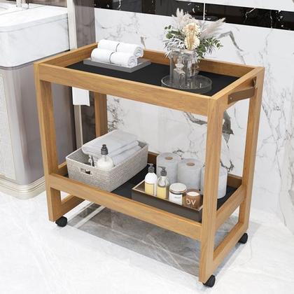 Imagem de Carrinho Multiuso Com Rodizios e Prateleira Odim Ambiente Casa Salão - Cores - Comprar Moveis em Casa