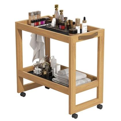 Imagem de Carrinho Multiuso Com Rodizios e Prateleira Odim Ambiente Casa Salão - Cores - Comprar Moveis em Casa